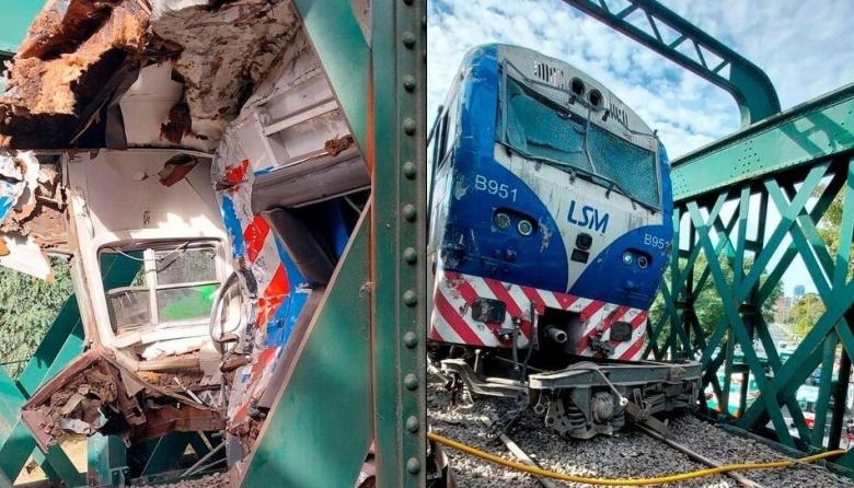 Choque y descarrilamiento de trenes en Palermo