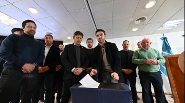 Kicillof firmó con Torres un convenio para ayudar al sistema sanitario de Chubut