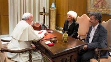 El Papa Francisco recibió a Estela de Carlotto en el Vaticano