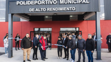 Mario Ishii inauguró el Polideportivo Municipal de Alto Rendimiento