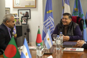 El Intendente Mario Ishii recibió a inversores de Bangladesh por el futuro parque industrial de José C Paz