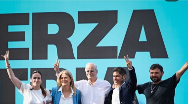 Axel Kicillof encabezó el cierre de campaña de Fuerza Patria