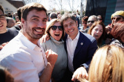 El gobernador Kicillof estuvo en Luján y Mercedes