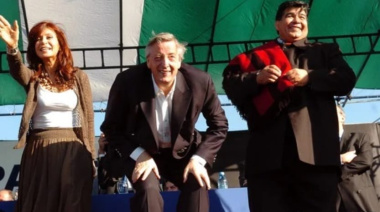Cristina saludó a Mario Ishii y la militancia reunidos en José C Paz