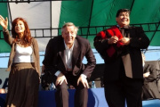 Cristina saludó a Mario Ishii y la militancia reunidos en José C Paz
