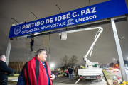 José C Paz avanza en tecnología de seguridad vial: Nuevo Pórtico con cámaras lectoras de Patentes