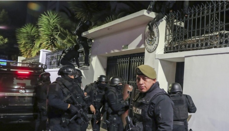 Condena generalizada en América Latina a la violenta invasión de la Embajada de México en Ecuador