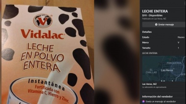 Venden la leche que Pettovello le dio a la Fundación Conin