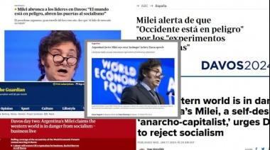 Qué dijeron los medios del mundo sobre el discurso de Milei en el Foro Económico