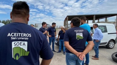 Los aceiteros realizan un paro por tiempo indeterminado