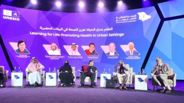El Intendente Ishii expuso en la 6° Cumbre Mundial de UNESCO en Arabia Saudita