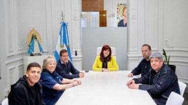 Cristina Kirchner recibió a Pablo Moyano en el Patria