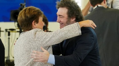 Javier Milei y Kristalina Georgieva se reunieron pero "los riesgos siguen siendo elevados"