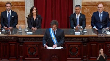 El presidente solo habló de “déficit fiscal” y de las obligaciones de deuda.