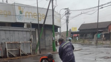 Operativos de desobstrucción y limpieza de desagües en barrios de José C Paz