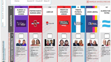 La Cámara Nacional Electoral rechazó la reimpresión de boletas en PBA