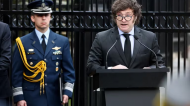 Milei en su discurso ensalzó a las Fuerzas Armadas y exaltó la figura de Roca