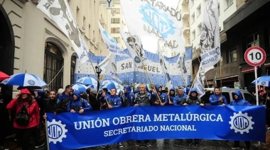 La UOM lanza paro nacional de 24 horas en fábricas metalúrgicas