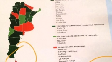 El Gobierno sacó a las Islas Malvinas de un mapa y luego lo adjudicó a "una falla involuntaria"