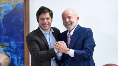 Kicillof se reunió con el presidente Lula da Silva