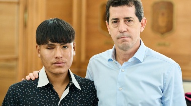 De Pedro recibió en la Casa Rosada al joven que perdió un ojo durante los incidentes en Jujuy