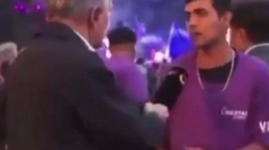 Militantes rentados para el cierre de campaña de Adorni en CABA
