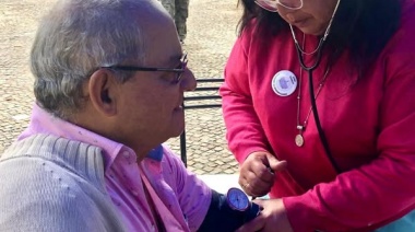 José C Paz: Operativo sociosanitario en Plaza Belgrano