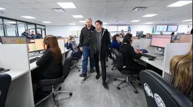 Kicillof Inauguró la nueva Central de Atención Telefónica de Emergencias
