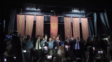 Desde San Miguel presentaron "las fuerzas del cielo", una agrupación libertaria