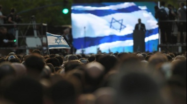 Una multitud se congregó en Buenos Aires para apoyar a Israel