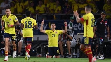 Colombia venció a Venezuela con un gol de Santos Borré