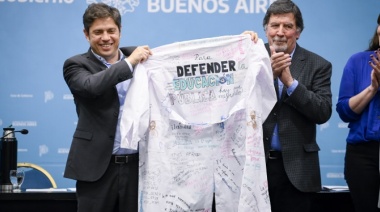 Kicillof anunció proyecto de ley para la obligatoriedad de sala de tres años