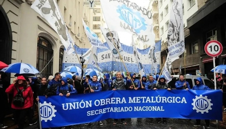 La UOM lanza paro nacional de 24 horas en fábricas metalúrgicas ...