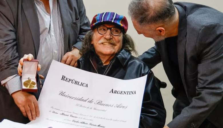 “Pasaré a llamarme ‘Doctor Charly García’”