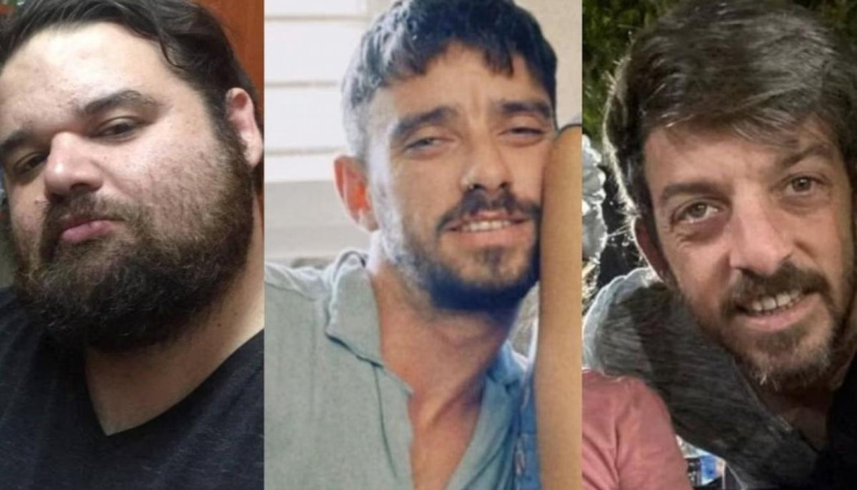 Eitan Horn y los hermanos Ariel y David Cunio, los argentinos liberados
