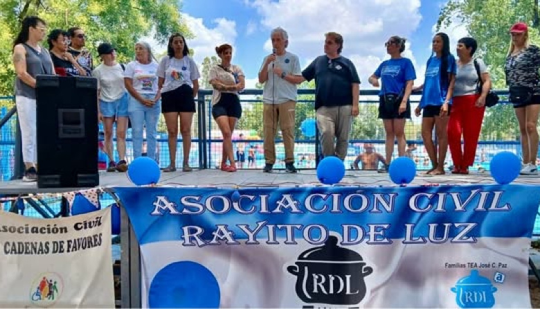 La colonia municipal de verano de José C Paz brindó una jornada inclusiva para familias TEA