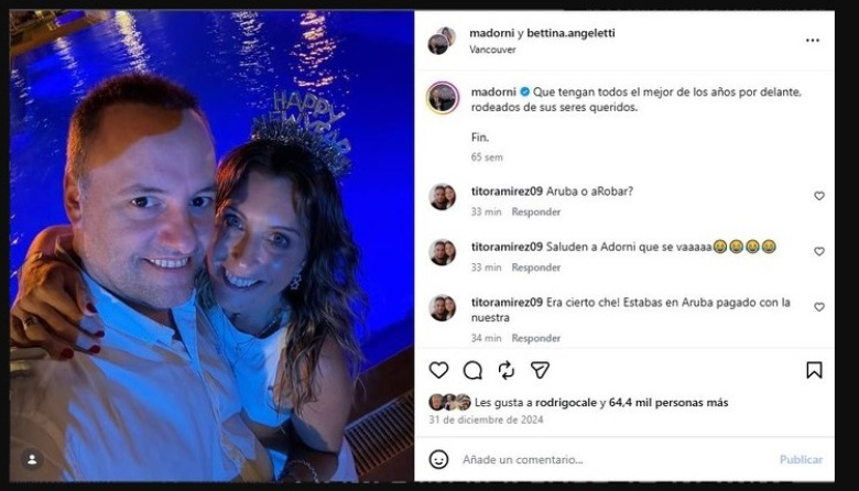 La Justicia confirmó las vacaciones de Adorni en el Caribe