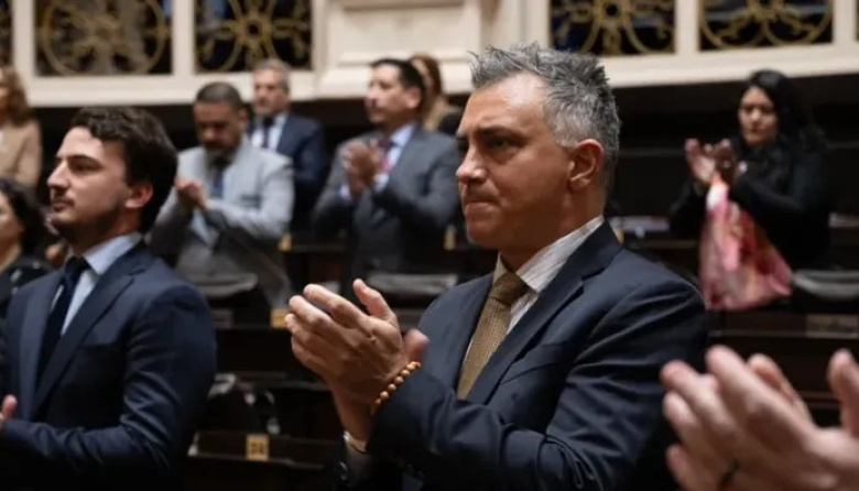 Agustín Romo deja de la presidencia del bloque libertario en Diputados PBA