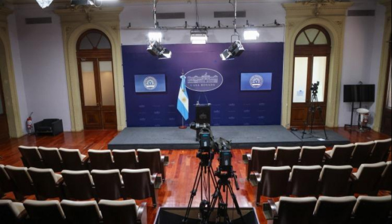 Se reabre la sala de periodistas de Casa Rosada