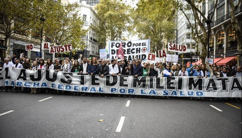 Gran convocatoria en Plaza de Mayo y en todo el país contra el ajuste en salud