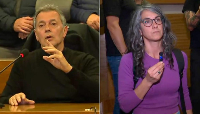 Laura Vilches increpó al fiscal Garzón en conferencia de prensa sobre caso Agostina