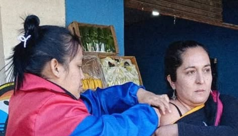 Operativo sanitario de vacunación