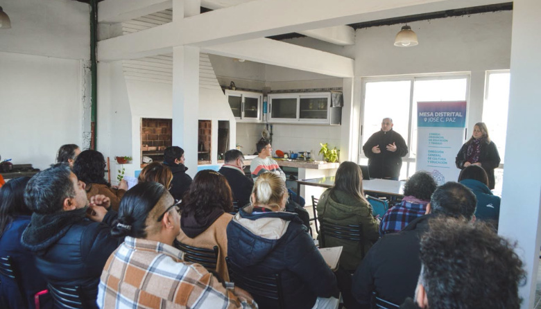 Encuentro con los referentes institucionales de Educación y Trabajo de las 38 Escuelas Secundarias de José C Paz