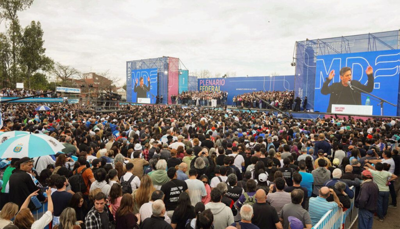 Kicllof en el primer acto nacional del MDF:  «Cuenten conmigo para que Argentina tenga una alternativa a este modelo»
