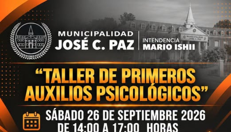 Taller de Primeros Auxilios Psicológicos en José C Paz