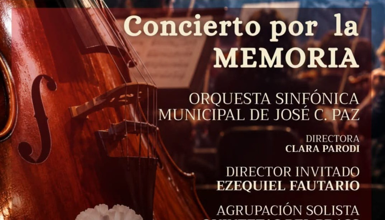 La Orquesta Sinfónica Municipal brindará un concierto en la inauguraión del Mural "Marcha del 24 de marzo"