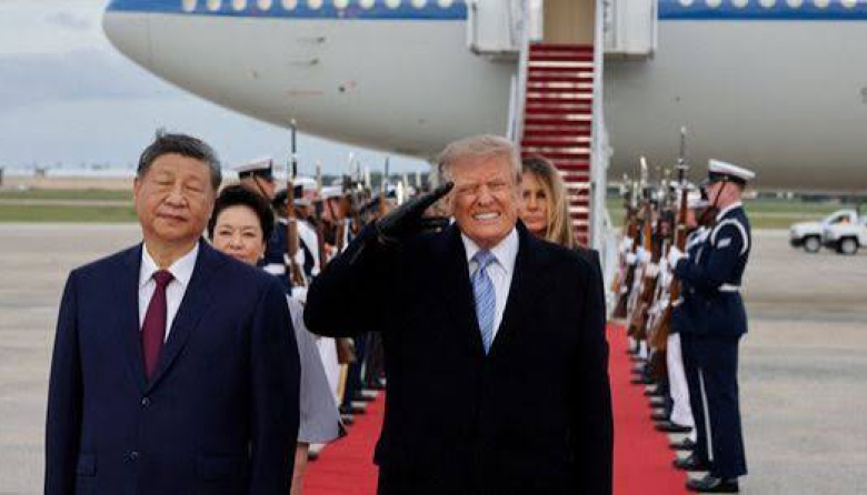 Trump recibió a Xi Jinping en la Casa Blanca