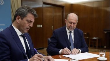 Massa y Perotti analizaron plan de irrigación para fomentar la ganadería y la agricultura en Santa Fe