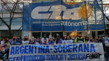 Una movilización de la CTA Autónoma rodeará a ministros de países del Mercosur