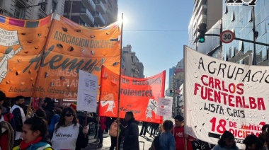 Paro docente en CABA y provincia de Buenos Aires en solidaridad por lo ocurrido en Jujuy